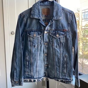 Lucky Brand Denim Tomboy Trucker Jacket